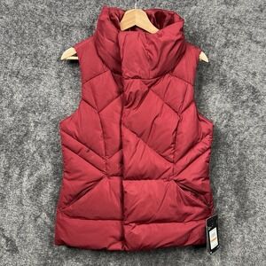 Under Armour Women's Small Sportstyle 700 Power Fill Down Puffer Vest Red NWT